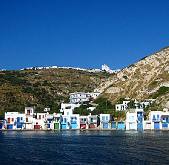 Plaka och Klima p&aring; Milos.