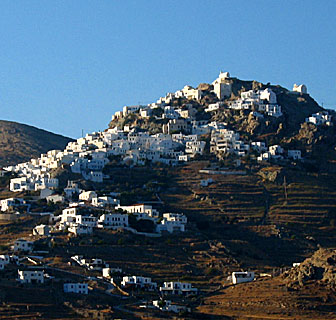 Chora p&aring; Serifos.