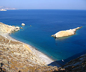 Kartego beach. Folagandros.