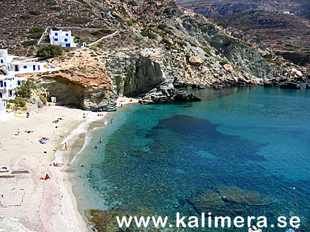 Angali beach. Folegandros.