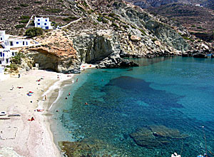 Angali beach. Folegandros.