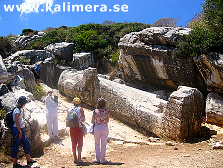 Kourosen i Apollonas.
