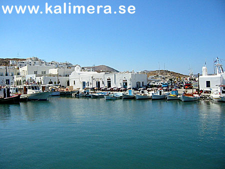 Fiskehamnen i Naoussa.