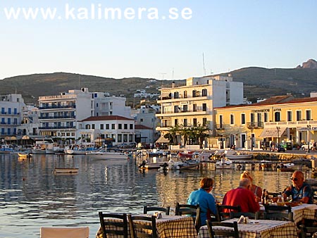 Tinos stad.