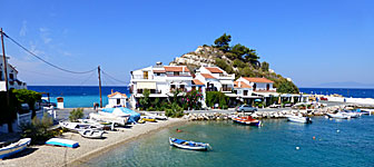 Kokkari p&aring; Samos.