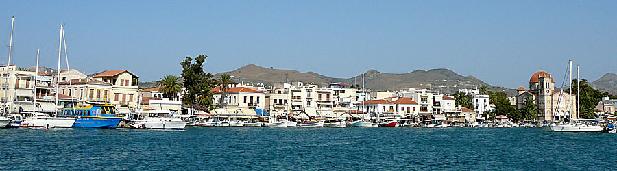 Egina stad.