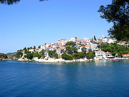 Skiathos stad.