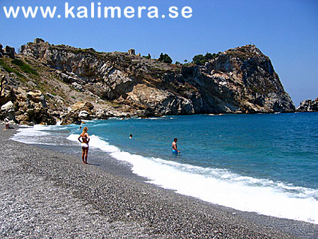 Kastro och Kastro beach.