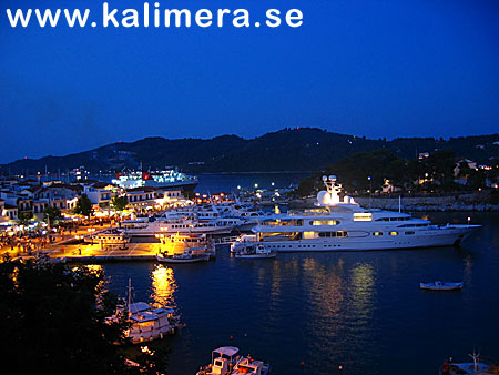 Skiathos stad.