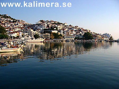 Skopelos stad.