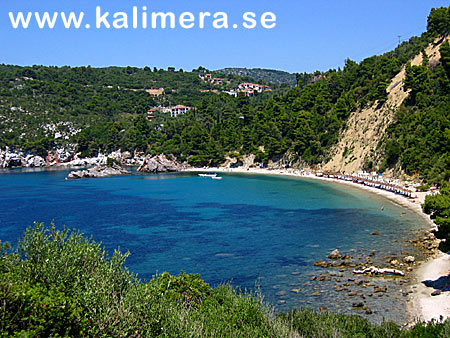 Stafilos beach.