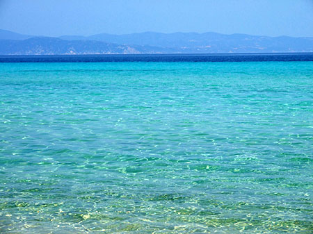 Halkidiki. Trani Ammoudia Beach.