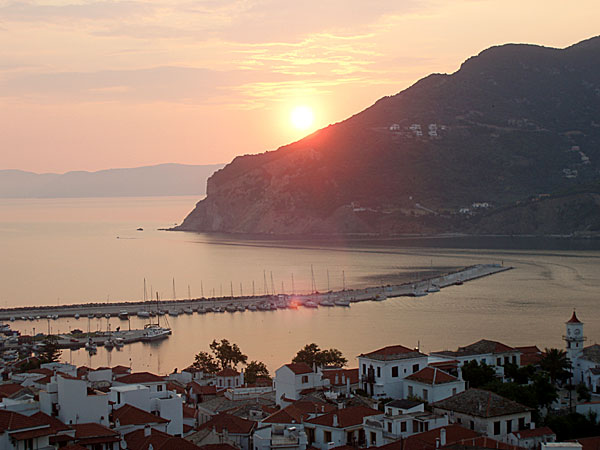 Utsikten från Hotel Denise. Skopelos.