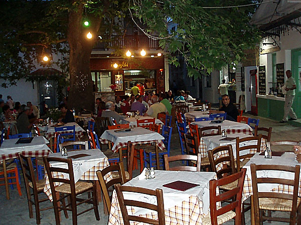 Restaurang. Gyros. Skopelos.