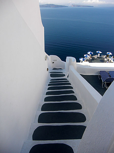 Oia på Santorini.