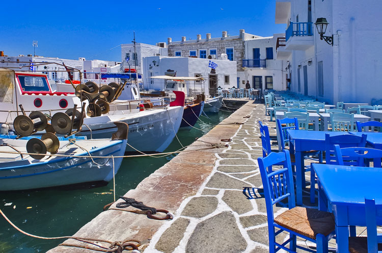 Naoussa på Paros.