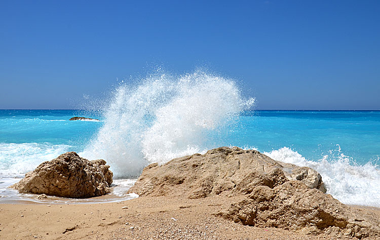 Porto Katsiki på Lefkas.