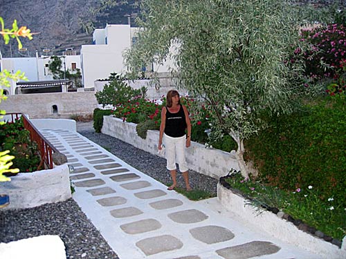 Hotellet. Santorini.