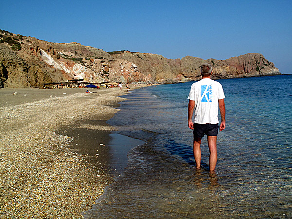 Paleochori - Milos. Bästa badet på denna ö.