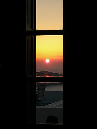 Grekland. Santorini. Imerovigli.