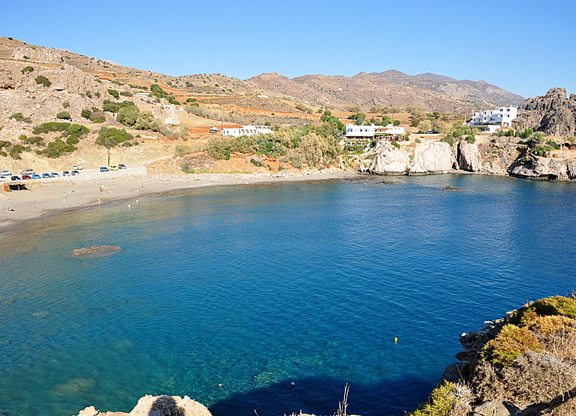 Agios Pavlos beach på södra Kreta.