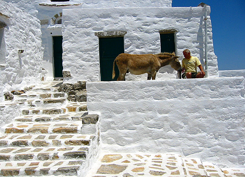 Klostret Agios Theologos på Amorgos.