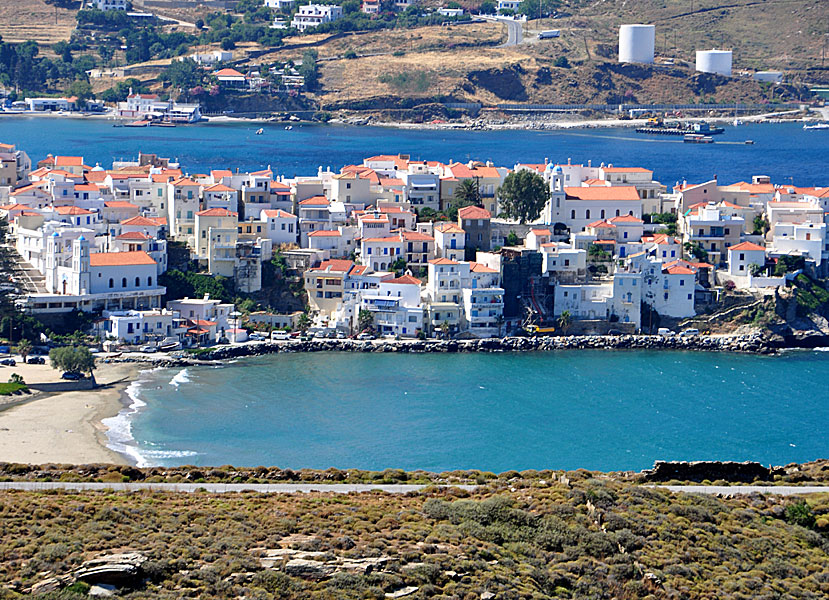 Chora och Andros stad .