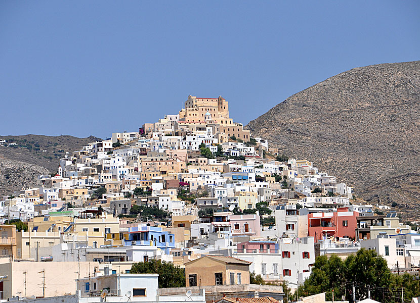 Ano Syros på Syros.