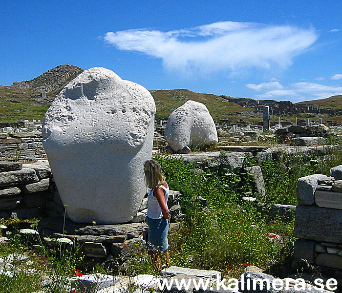 Delos utanför Mykonos.