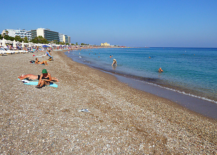 Elli beach på Rhodos