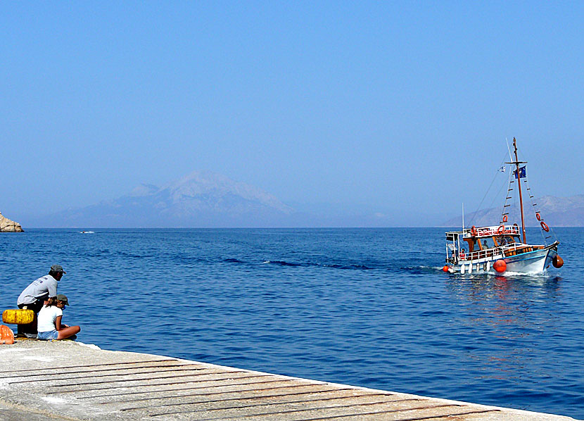 Agios Kirykos på Ikaria.