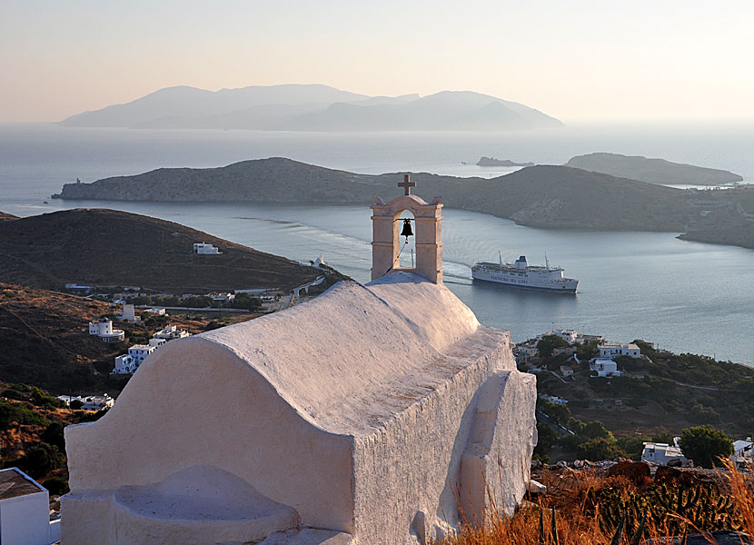 Agios Nikolaos church på Ios.