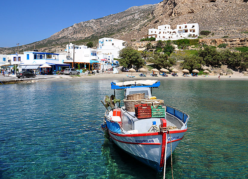 Karpathos bästa stränder. Finiki beach.  