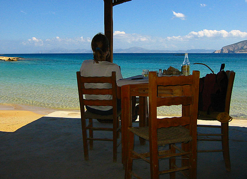 Taverna Finikas på Koufonissi.