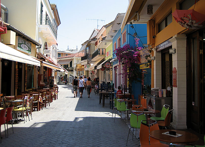 Lefkas stad på Lefkas