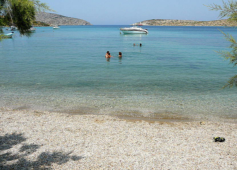 Blefouti beach på Leros.