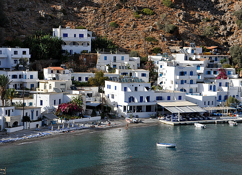 Loutro beach på södra Kreta