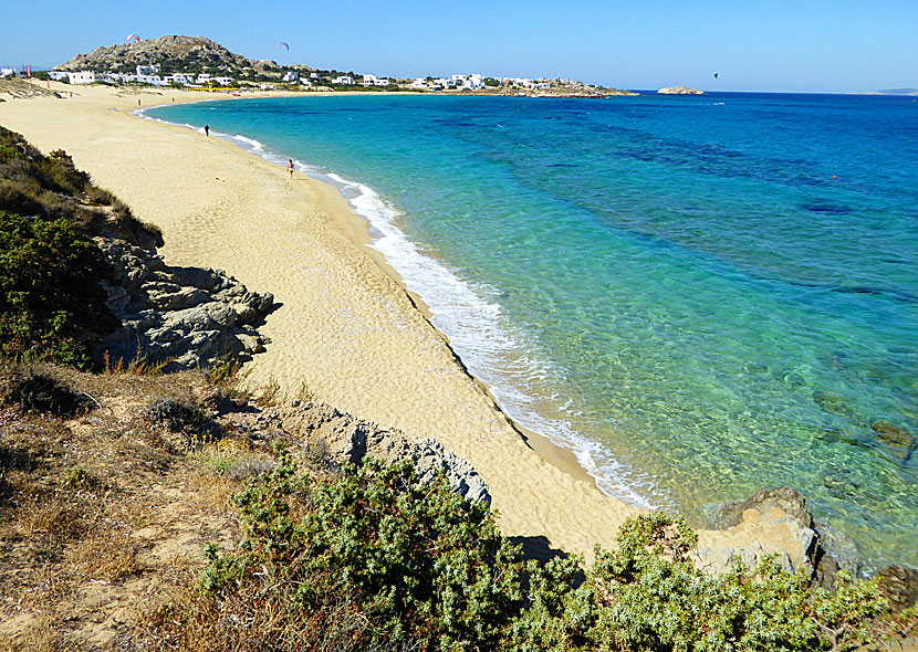 Mikri Vigla beach på Naxos.