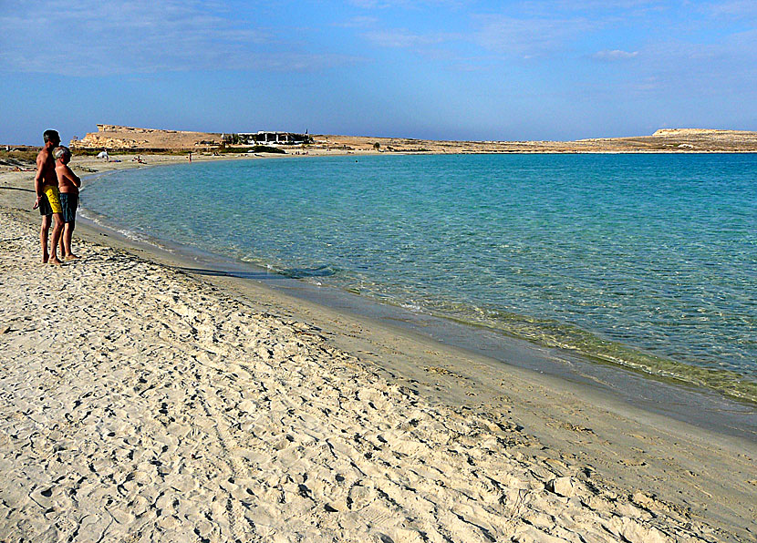 Pori beach på Koufonissi.