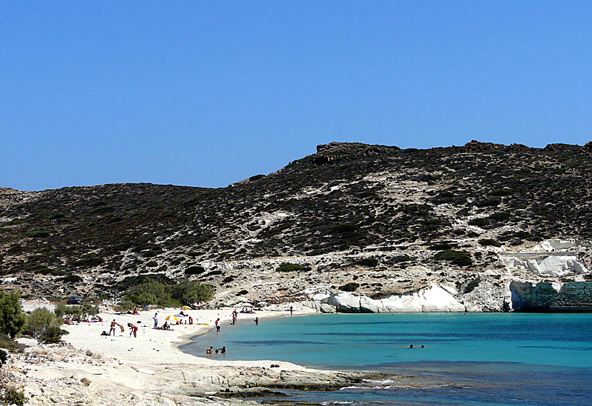 Prassa beach på Kimolos.