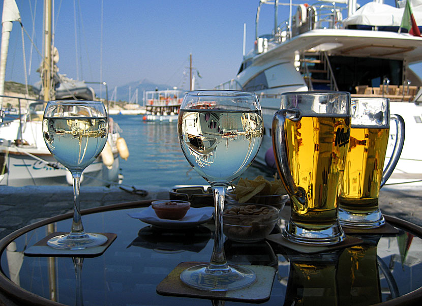 Hamnpromenaden i Pythagorion på Samos.