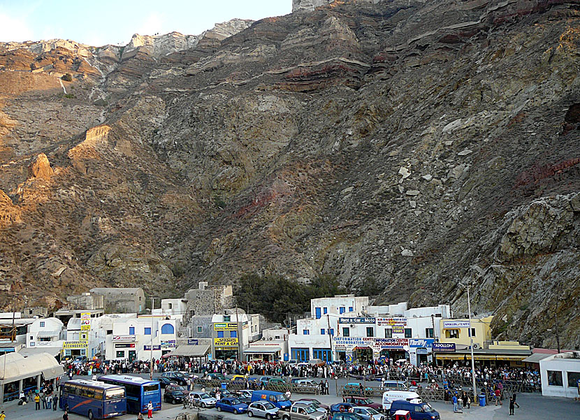 Hamnen på Santorini