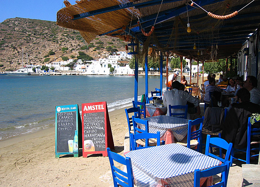 Taverna i Vathy på Sifnos.