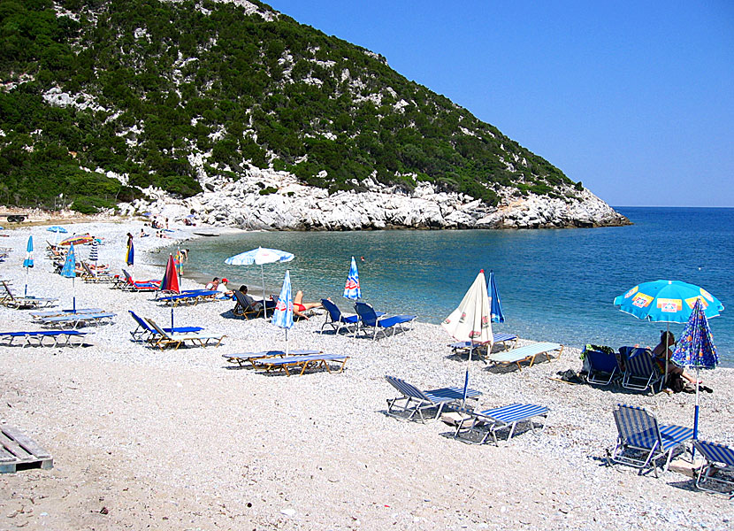 Glisteri beach på Skopelos.