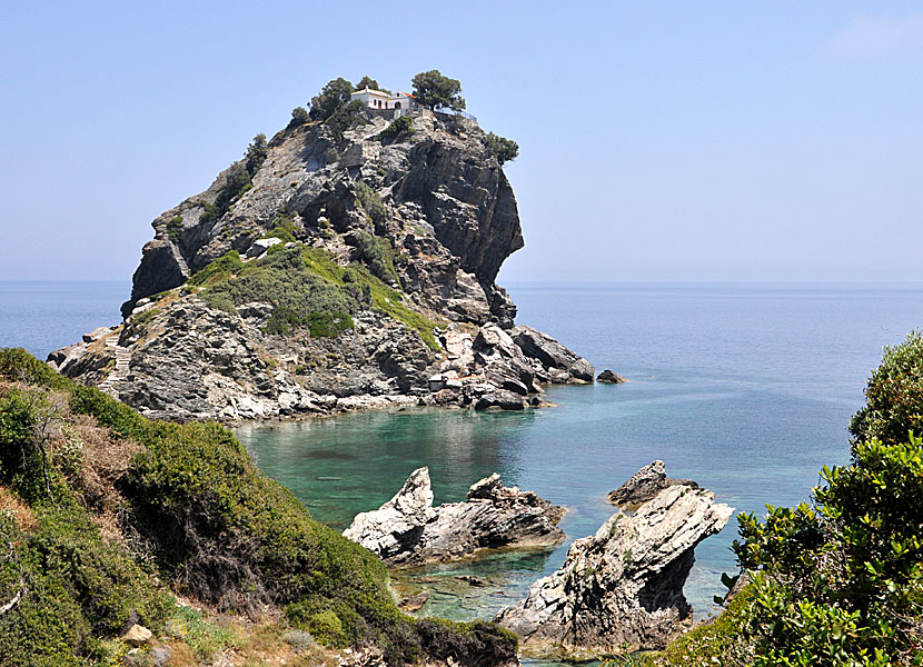 Mamma-Mia-Kyrkan på Skopelos.