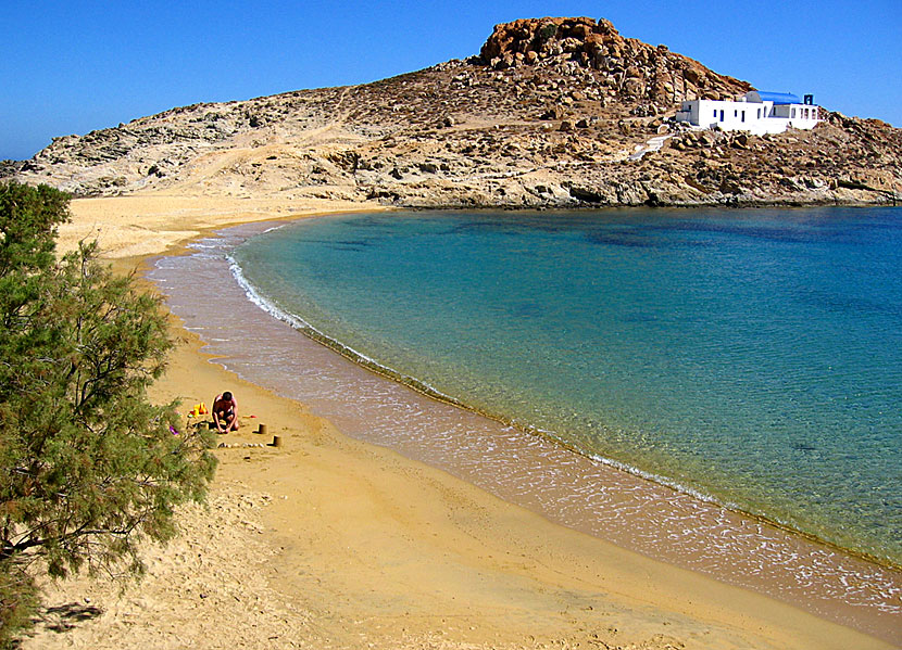 Agios Sostis beach på Serifos.