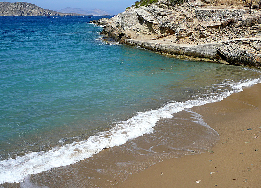 Paradisi beach på Amorgos.