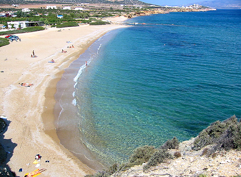Soros beach på Antiparos.