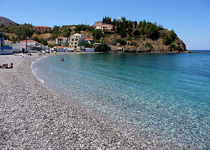 Nagos beach på Chios.