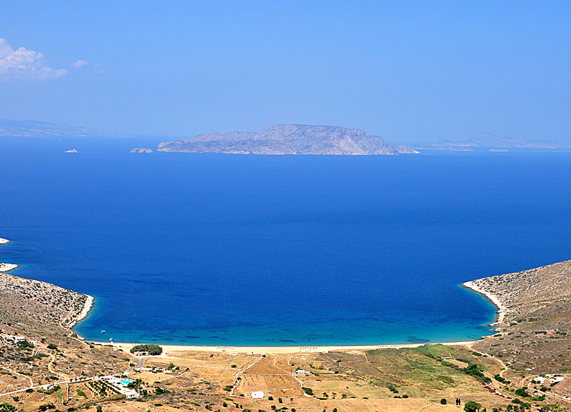 Agios Theodotis beach på Ios.